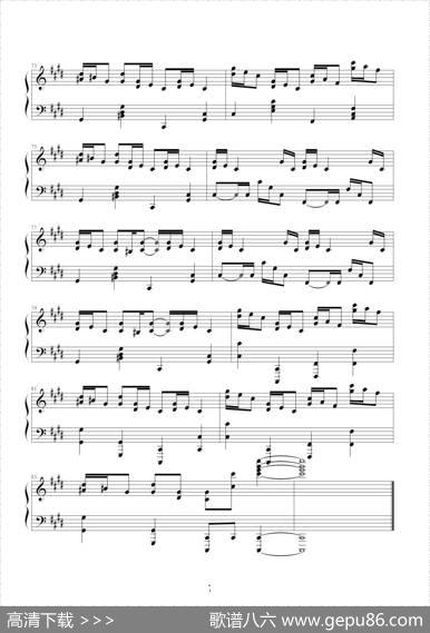 克罗地亚狂想曲（小超制谱版）|马克西姆