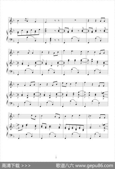 摇篮曲（勃拉姆斯作曲版、伴奏谱）|勃拉姆斯