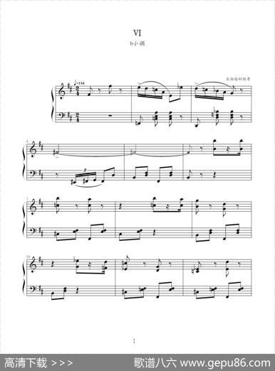 肖斯塔科维奇—前奏曲（6）：b小调|肖斯塔科维奇