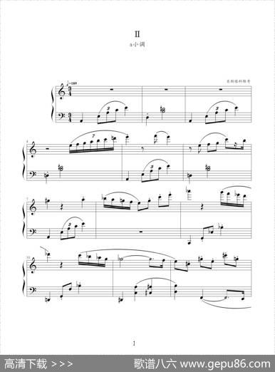 肖斯塔科维奇—前奏曲（2）：a小调|肖斯塔科维奇