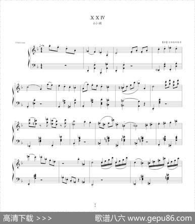 肖斯塔科维奇—前奏曲（24）：d小调|肖斯塔科维奇