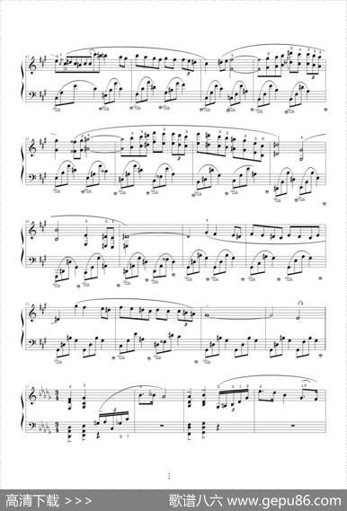 升f小调夜曲，Op.48,No.2（肖邦第14号夜曲）|肖邦