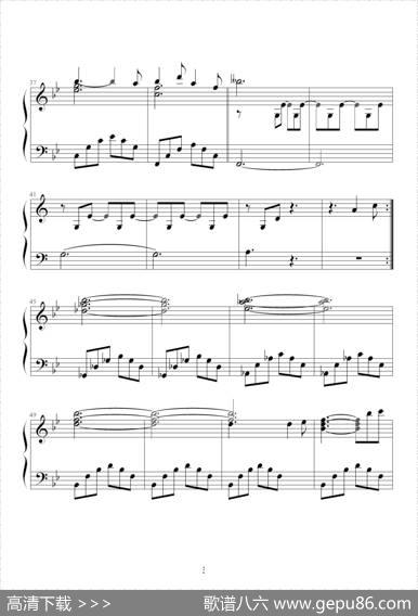 爱（莫文蔚演唱、纯钢琴版）