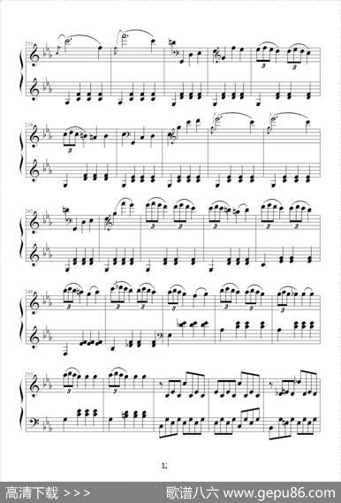 c小调第八钢琴奏鸣曲第一乐章（作品13号“悲怆”）|贝多芬-beethoven