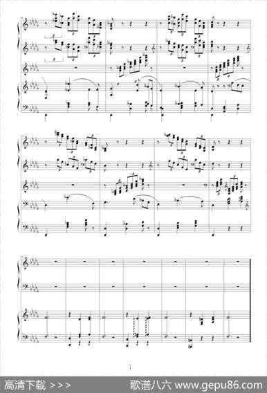 降b小调第一钢琴协奏曲（四手联弹）|柴科夫斯基