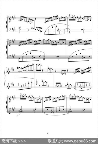 E大调练习曲（Op.72No.1）|莫什科夫斯基-Moszkowski