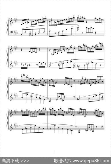 E大调练习曲（Op.72No.1）|莫什科夫斯基-Moszkowski
