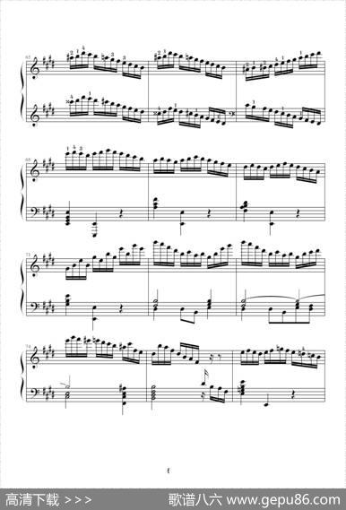 E大调练习曲（Op.72No.1）|莫什科夫斯基-Moszkowski