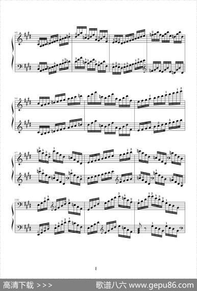 E大调练习曲（Op.72No.1）|莫什科夫斯基-Moszkowski