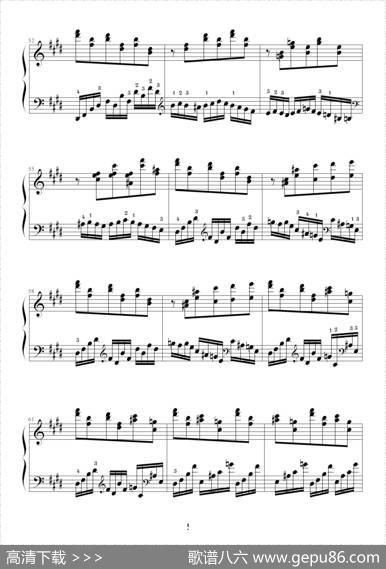 E大调练习曲（Op.72No.1）|莫什科夫斯基-Moszkowski