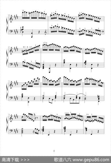 E大调练习曲（Op.72No.1）|莫什科夫斯基-Moszkowski
