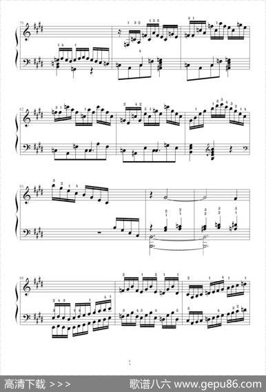 E大调练习曲（Op.72No.1）|莫什科夫斯基-Moszkowski
