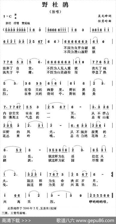 野杜鹃 - 吴文峰|任秀岭