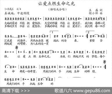 让爱点燃生命之光 - 王磊|胡小环