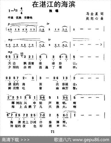 在湛江的海滨 - 马金星|赵恕心
