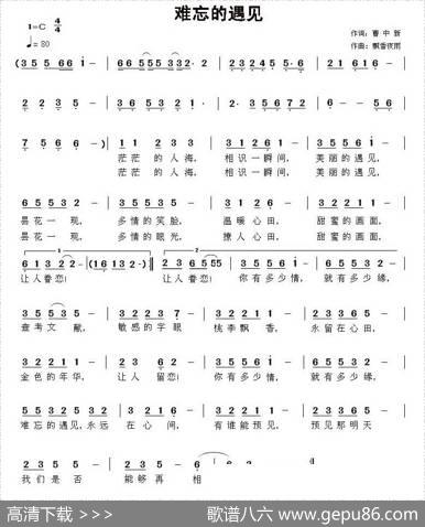 难忘的遇见 - 曹中新|飘香夜雨