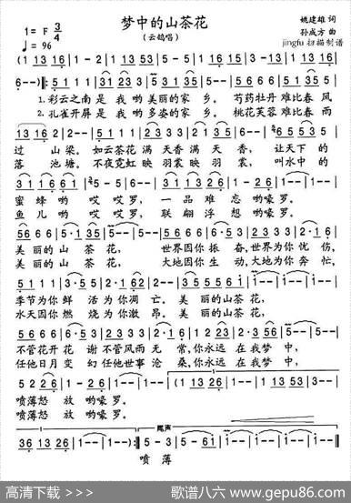 梦中的山茶花 - 姚建雄|孙成方