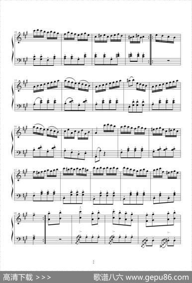 土耳其进行曲（莫扎特作曲、公孙剑制谱版）|莫扎特