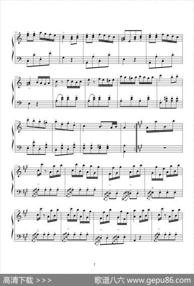 土耳其进行曲（莫扎特作曲、公孙剑制谱版）|莫扎特