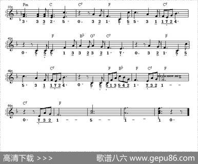 囚徒合唱（线简谱混排版）|[意]威尔第