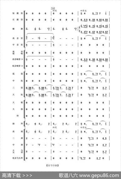 春节序曲（民乐合奏）|赵焕之曲张子锐、谢宜心配器