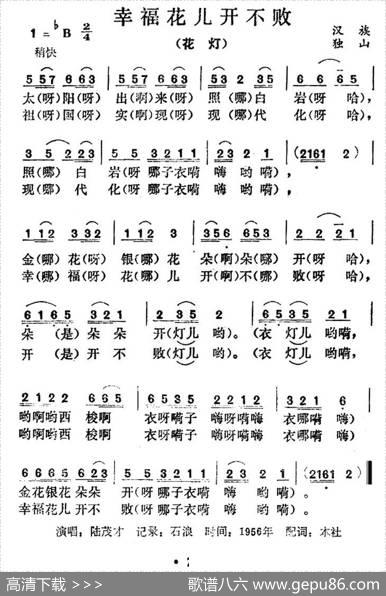 幸福花儿开不败
