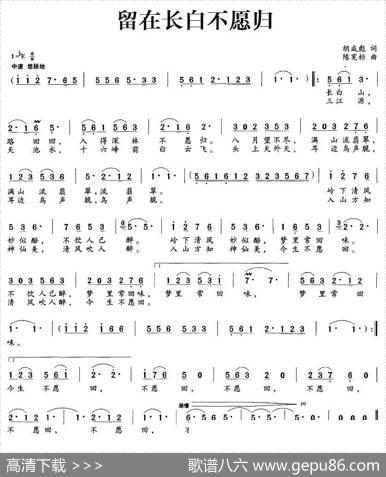 留在长白不愿归 - 胡成彪|陈宪标