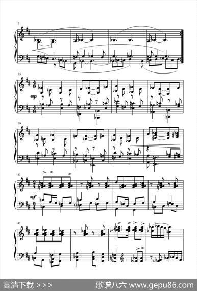 第二钢琴奏鸣曲（第一乐章）|葛清