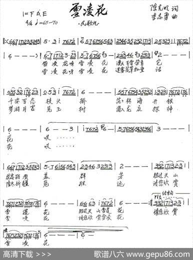 雪凌花 - 陈克明|李志勇