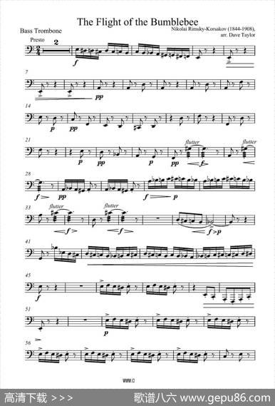 野蜂飞舞（低音长号）