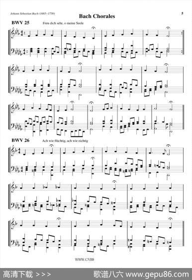 BachChorales（小号）