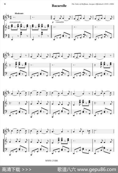 Bacarolle（小号+钢琴伴奏）