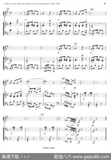 Golliwog'sCake-Walk（小号+钢琴伴奏）