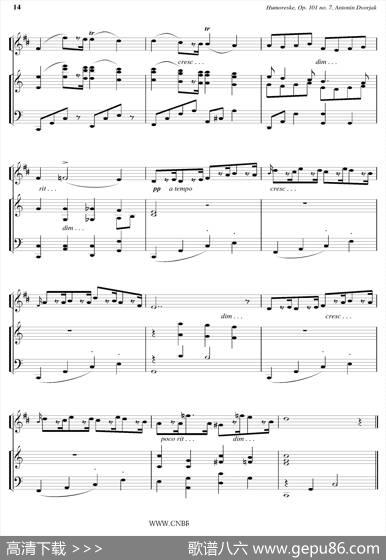 Humoreske（小号+钢琴伴奏）