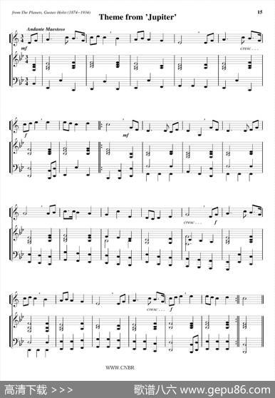 Themefrom'Jupiter'（小号+钢琴伴奏）