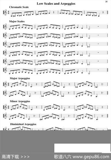 LowScalesandArpeggios（小号）