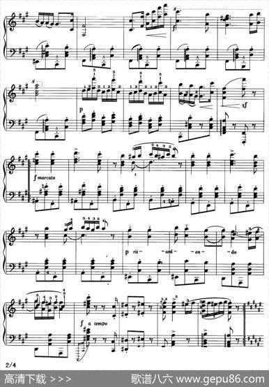 匈牙利舞曲第五号|勃拉姆斯