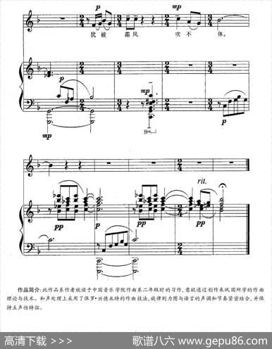 小桥柳（钢琴+男高音） - 白居易|刘涓涓