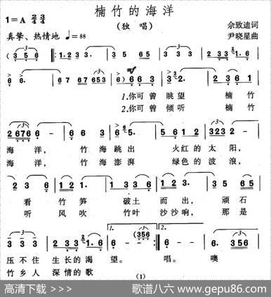 楠竹的海洋 - 佘致迪|尹晓星