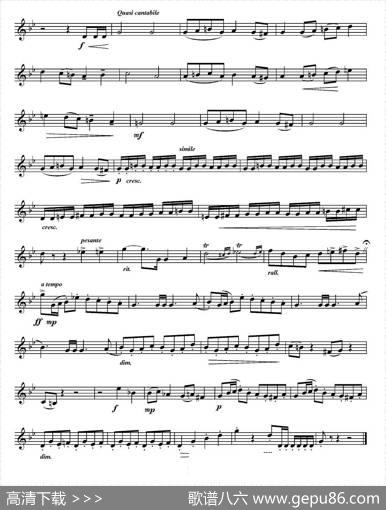 ConcertEtude（音乐会练习曲、C调）（小号）|AlexanderGoedicke（亚历山大贵迪克）