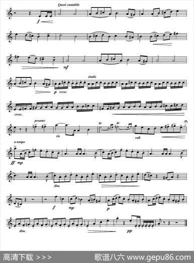 ConcertEtude（音乐会练习曲、Bb调）（小号）|AlexanderGoedicke（亚历山大贵迪克）