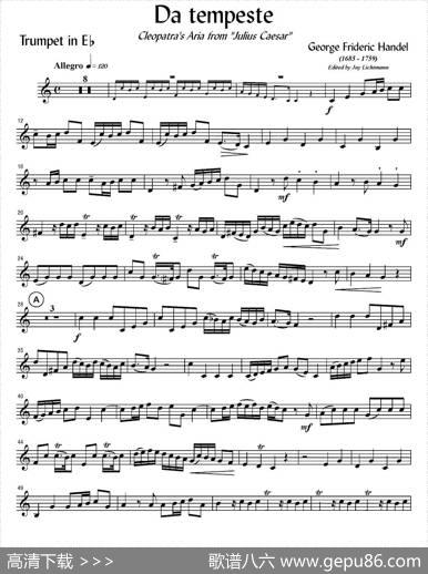 Datempeste（小号）|G.F.Handel