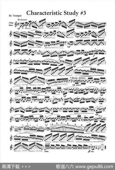 CharacteristicStudy#3（小号）|J.B.Arban