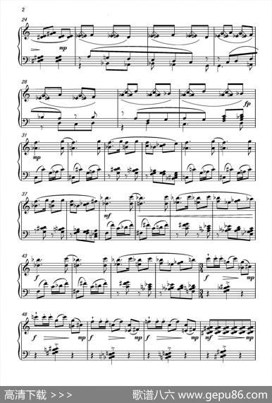第4钢琴奏鸣曲PianoSonataNo.4（第一乐章）|葛清