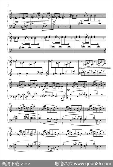 第4钢琴奏鸣曲PianoSonataN0.4（第3乐章）|葛清