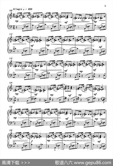 第4钢琴奏鸣曲PianoSonataN0.4（第3乐章）|葛清
