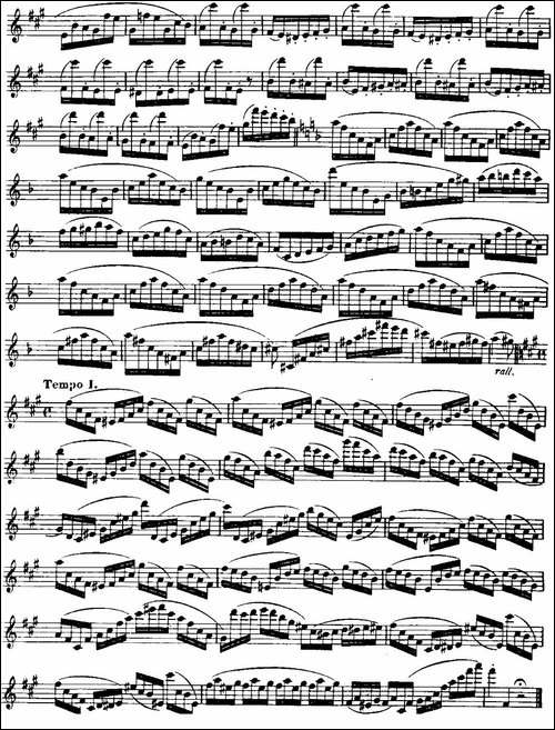 柯勒长笛练习曲作品33号-第三册-7-长笛五线谱|长笛谱