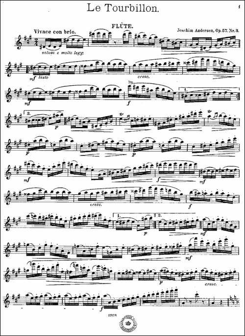 Le-Tourbillon-Op.57-No.3-长笛五线谱|长笛谱