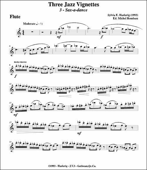Three-jazz-vignettes-第三乐章-三重奏长笛分-长笛五线谱|长笛谱