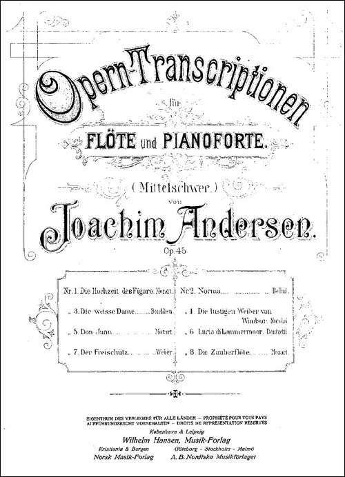 Opern-Transcriptionen.Op.45-2-长笛五线谱|长笛谱